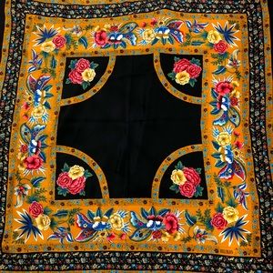 Bill Blass 100% silk scarf